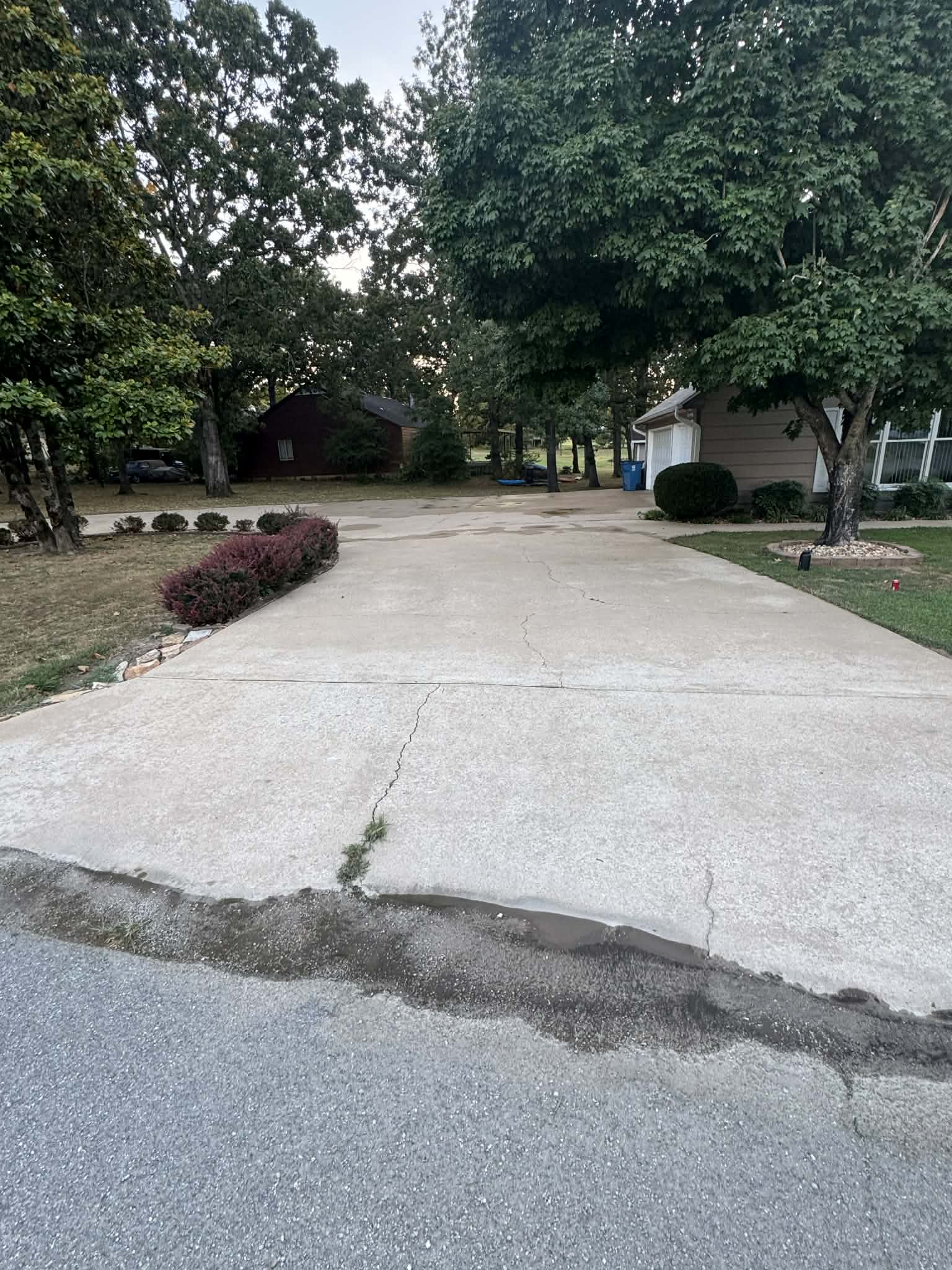 Driveway after pressure washing — Branson MO